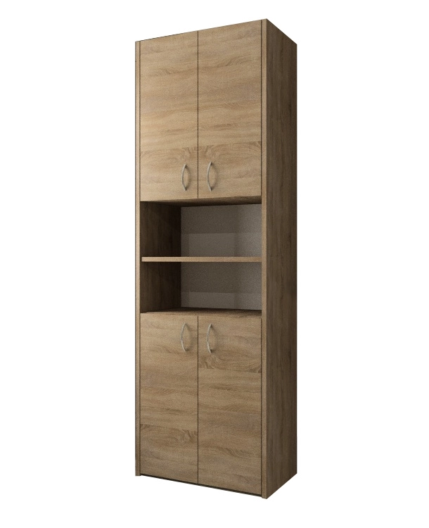 Słupek łazienkowy Adaś 4D sonoma 56 cm